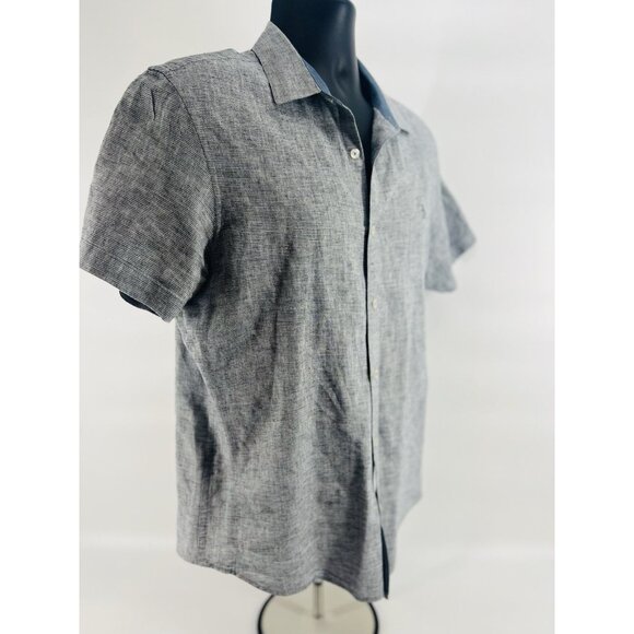 Men’s An Original Penguin Short Sleeve Button Up Shirt Size M Heritage Slim Fit - Picture 7 of 12